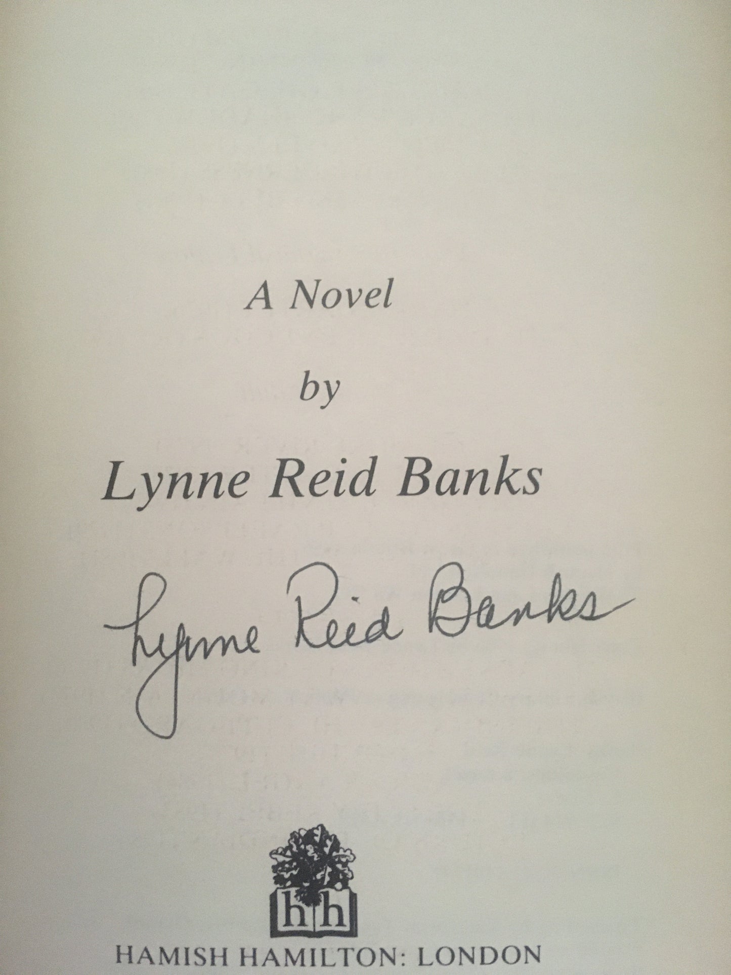 Lynne Reid Banks - CASUALTIES - First UK Edition, Signed