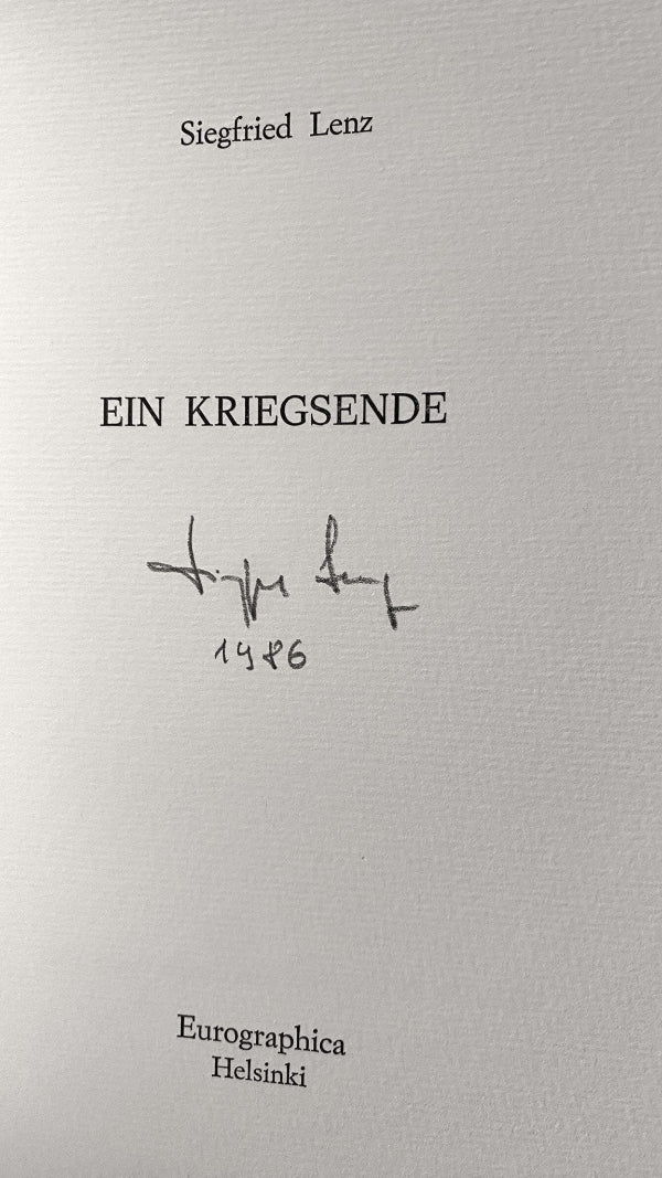 Siegfried Lenz - Ein Kriegsende