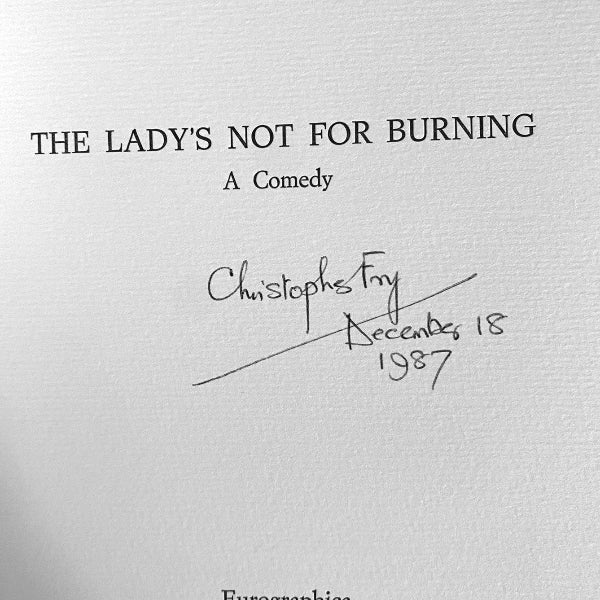 Christopher Fry - The Lady's Not for Burning