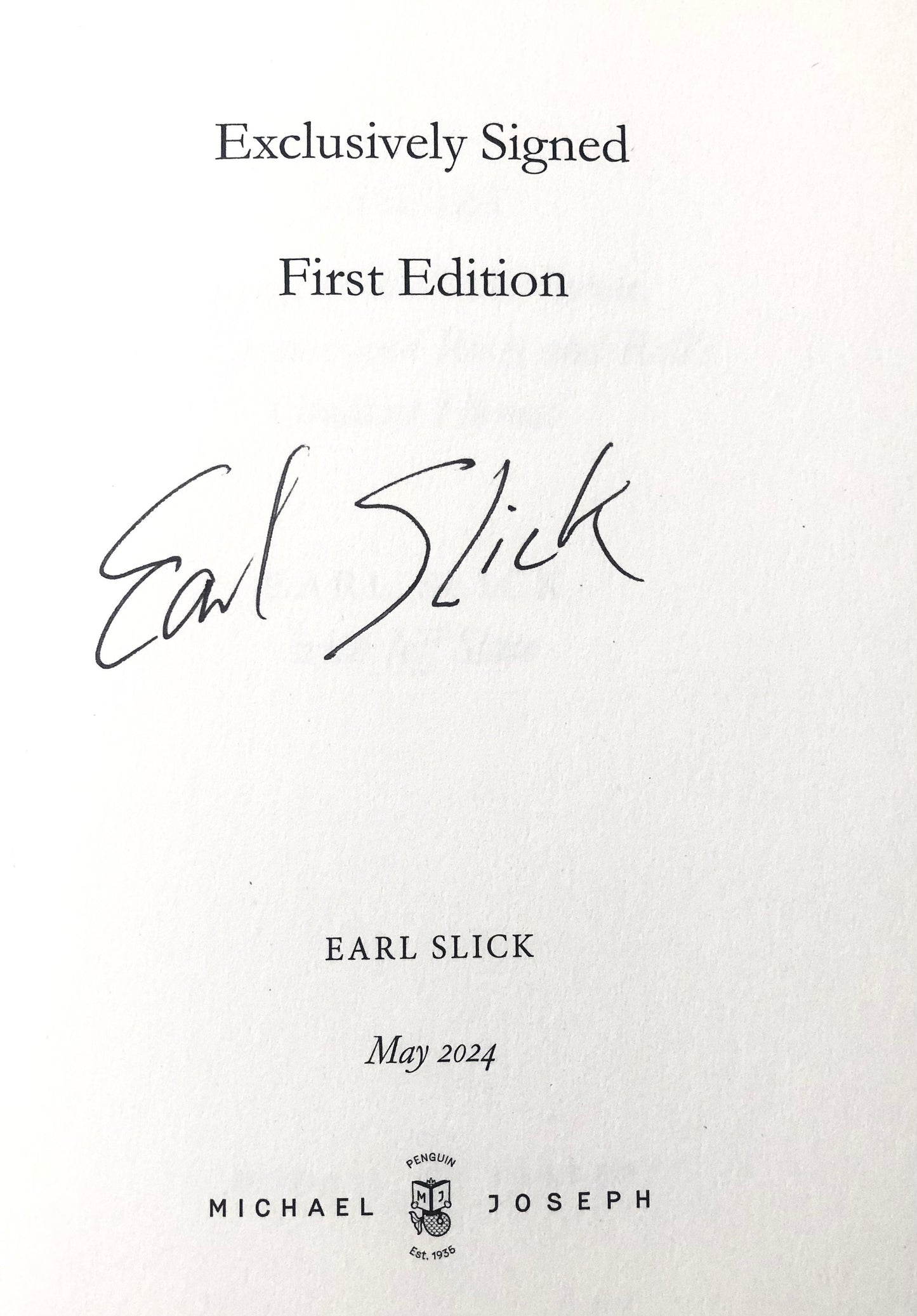 EARL SLICK - GUITAR - Playing with David Bowie... Signed First edition