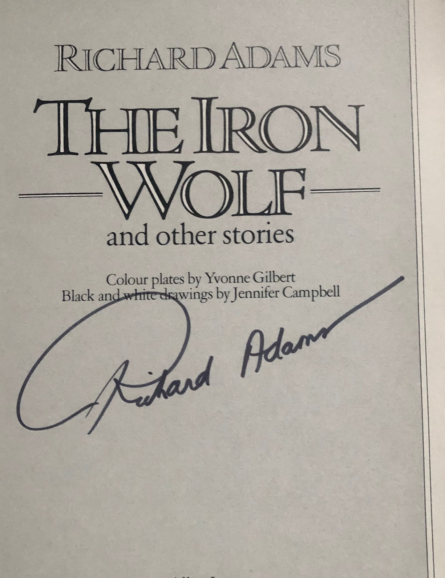 Richard Adams - THE IRON WOLF and other Stories