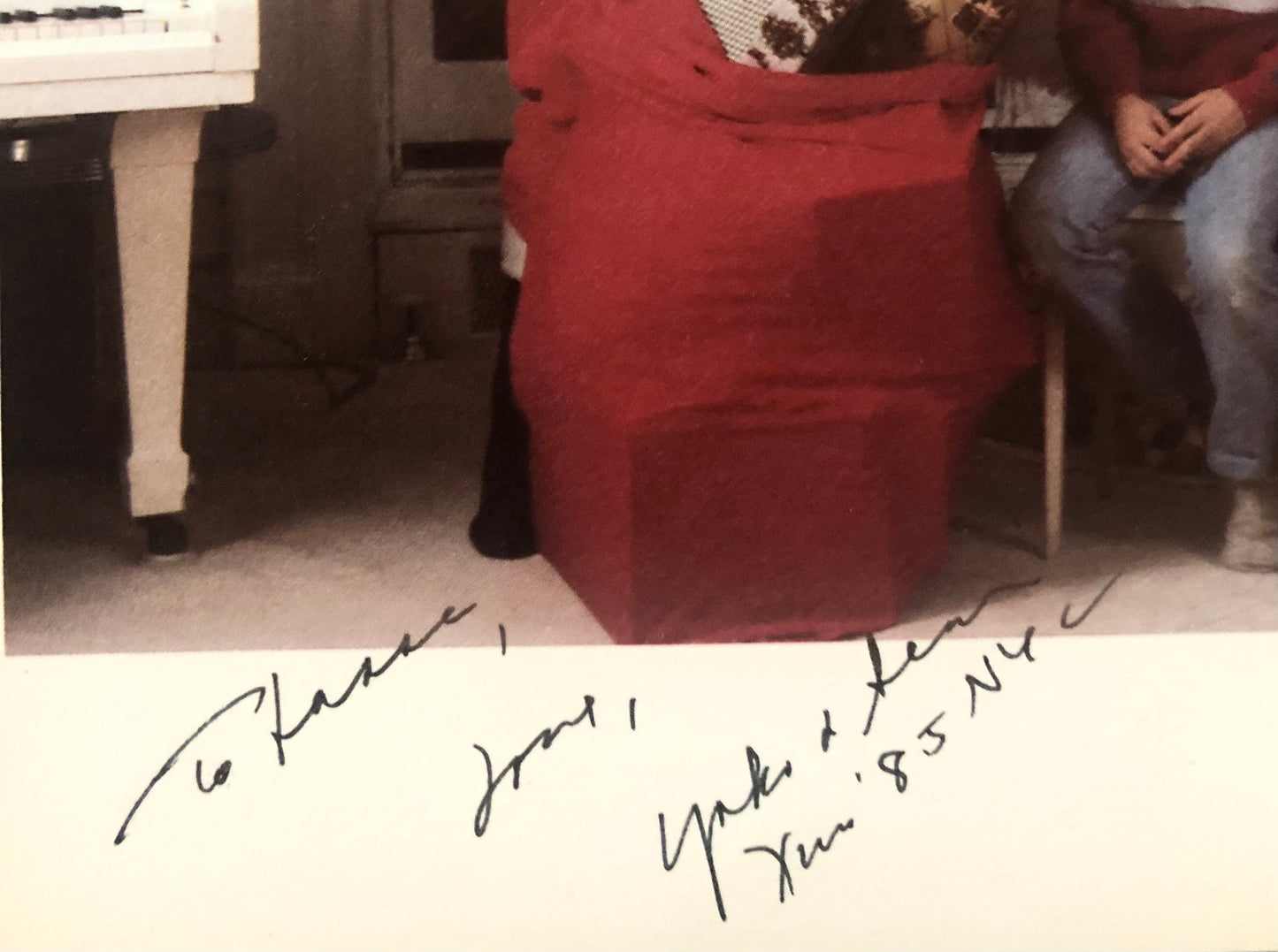 Yoko Ono - Christmas Card Signed and Inscribed, New York 1985