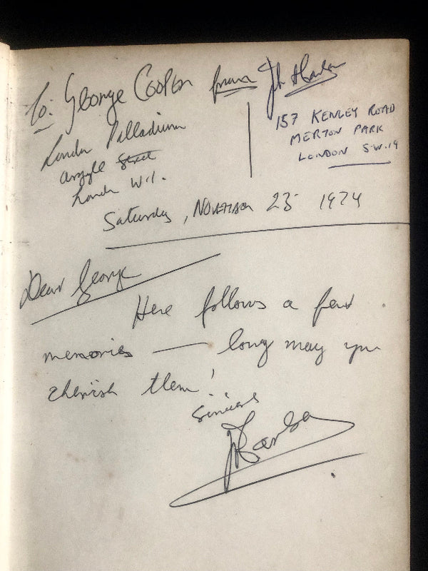 TOP OF THE BILL. Multi-Signed including Laurel and Hardy, Bob Hope & Bing Crosby