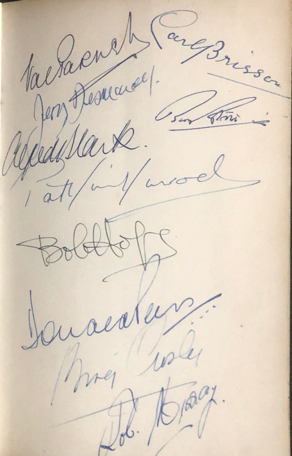 TOP OF THE BILL. Multi-Signed including Laurel and Hardy, Bob Hope & Bing Crosby