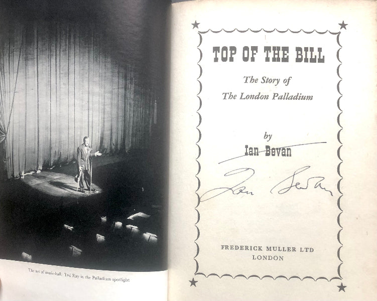 TOP OF THE BILL. Multi-Signed including Laurel and Hardy, Bob Hope & Bing Crosby