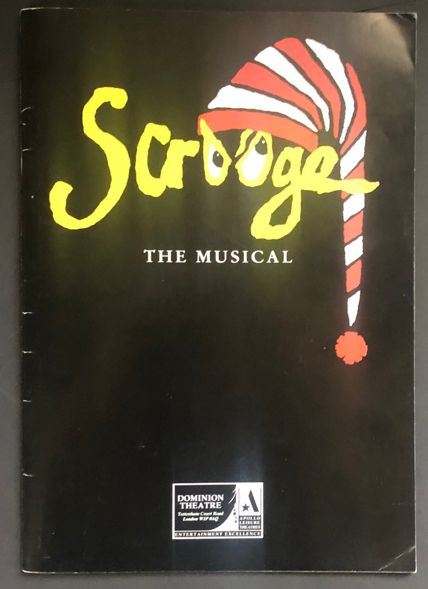SCROOGE The Musical - Theatre Programme Signed by Composer Leslie Bricusse and Star, Anthony Newley