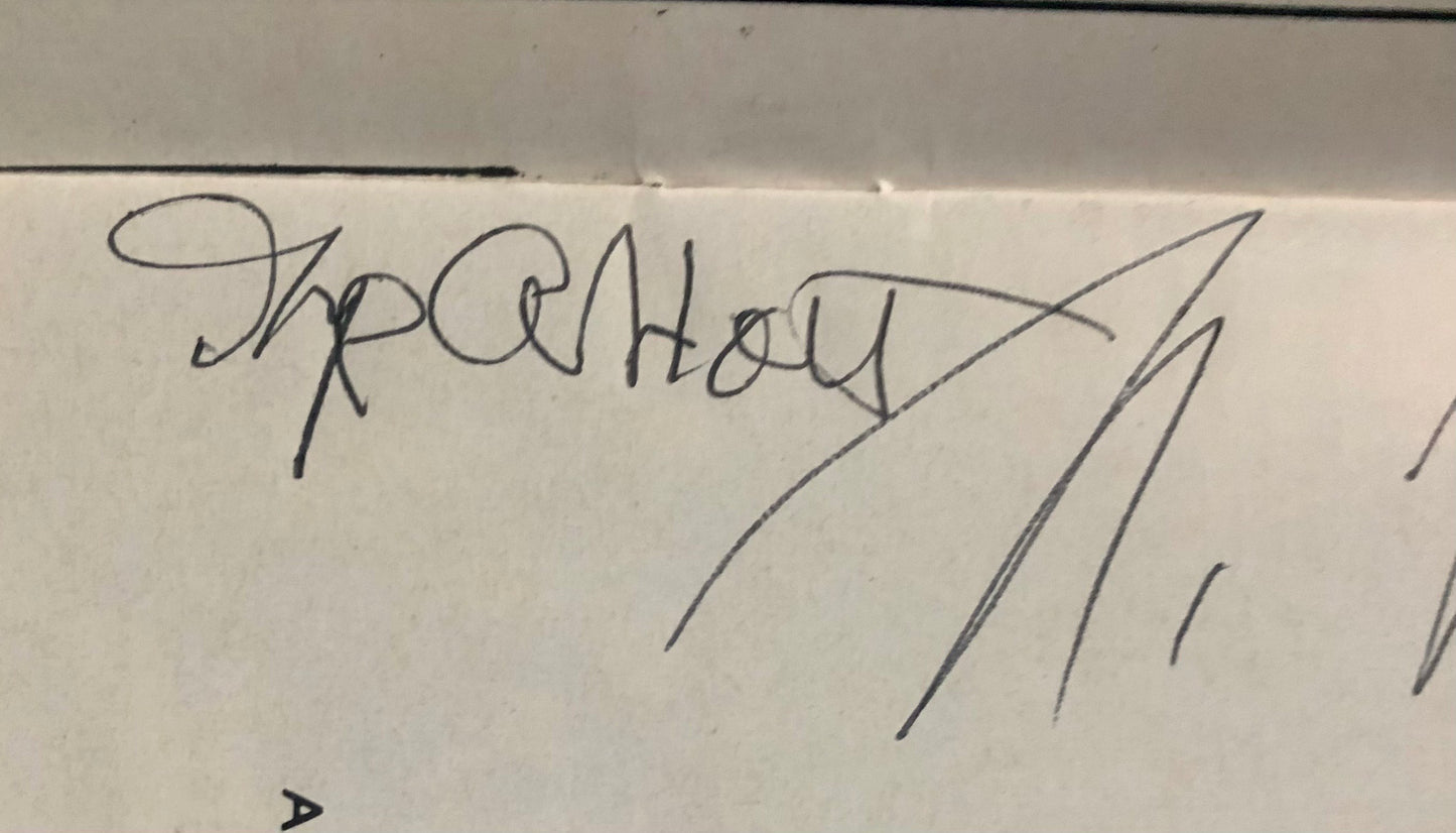 ON YOUR TOES - Theatre Programme Signed by Natalia Makarova and George Abbott