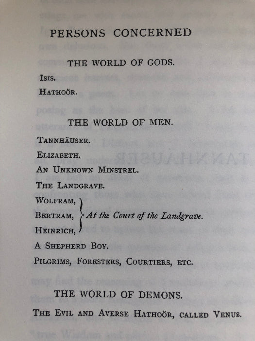 Aleister Crowley - TANNHÄUSER - A Facsimile Limited and Numbered Edition