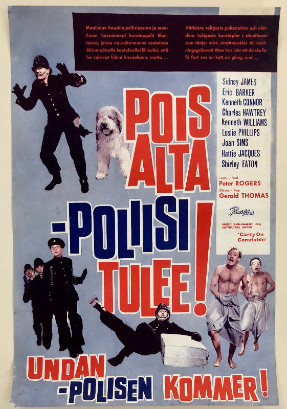 Carry On Constable, An Original Cinema-Used Movie Poster