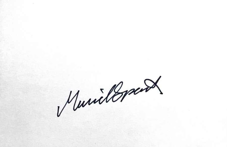 Muriel Spark - Autograph Signature On Card