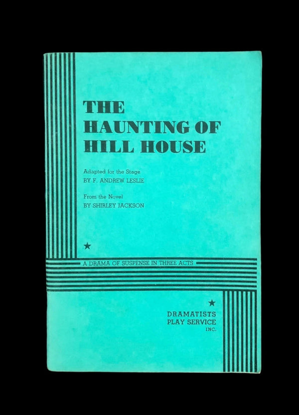 Shirley Jackson THE HAUNTING OF HILL HOUSE Playscript First edition, 1964