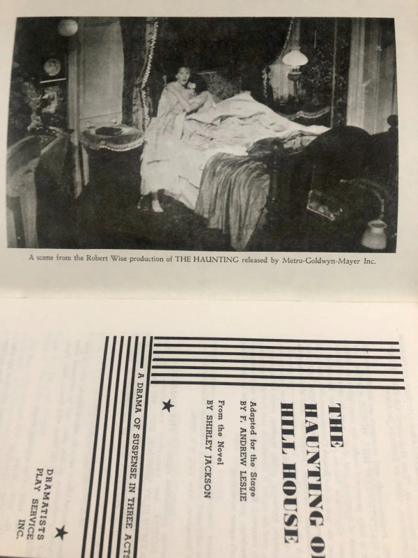 Shirley Jackson THE HAUNTING OF HILL HOUSE Playscript First edition, 1964