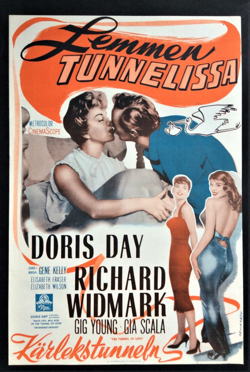 Doris Day in THE TUNNEL OF LOVE - An Original, Vintage Cinema-Used Movie Poster