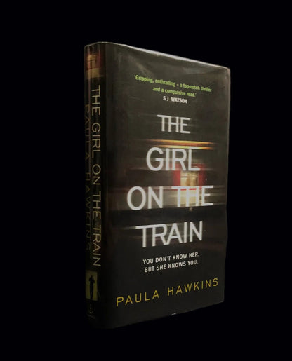 'The Girl on the Train' by Paula Hawkins, First British hardcover edition, signed and dated by the autor