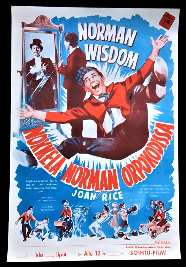 Norman Wisdom in ONE GOOD TURN - Original A2 Cinema Movie Tour Poster, 1955