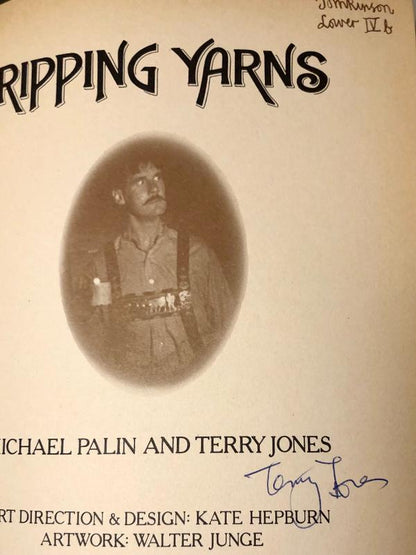 RIPPING YARNS & More Ripping Yarns - 2 Volumes Signed by Terry Jones