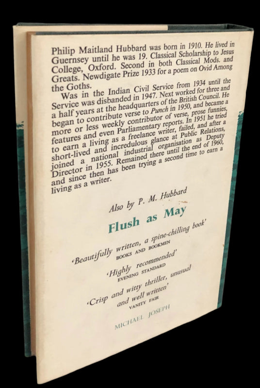 Rear panel of P.M. Hubbards very scarce crime novel, 'Picture of Millie'