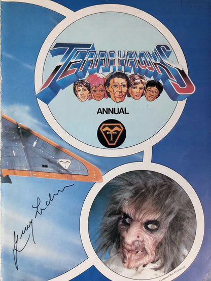 Terrahawks Annual - Signed by Gerry Anderson