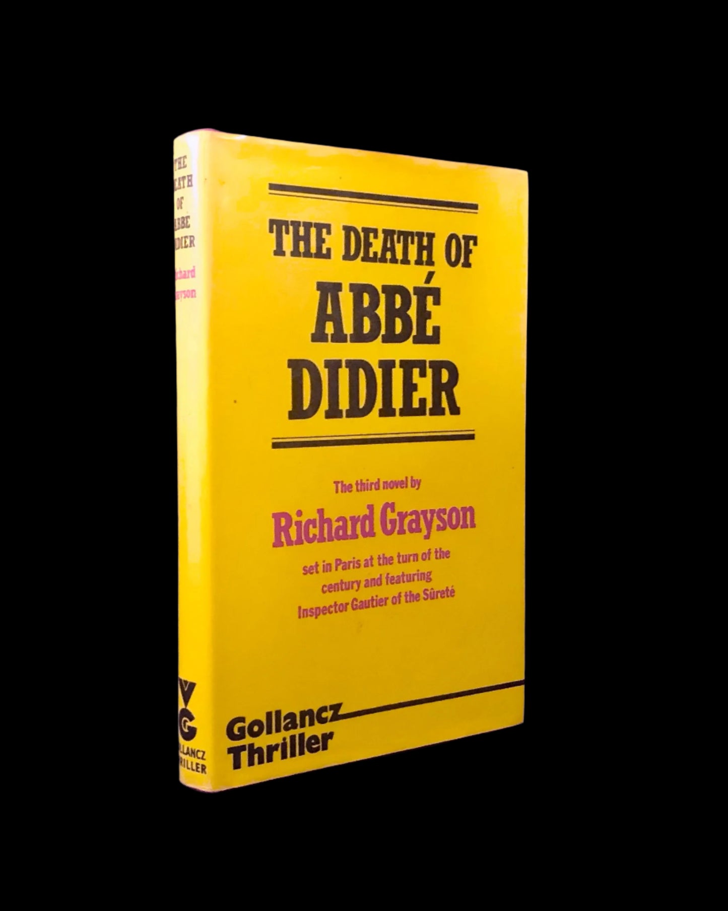 A signed  first edition of Richard Grayson's 'The Death of Abbé Didier' 