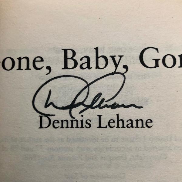 Dennis Lehane - GONE BABY GONE. First UK Printing, Signed