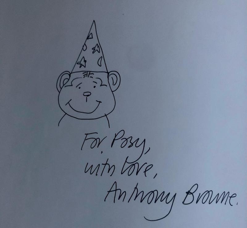 Anthony Browne - WILLY THE WIZARD - A Signed Presentation Copy with Original Drawing