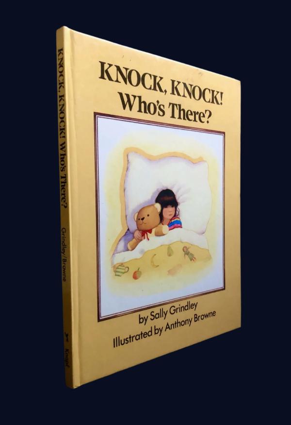 KNOCK KNOCK! Who's There? - Signed by Anthony Browne with Original Drawing