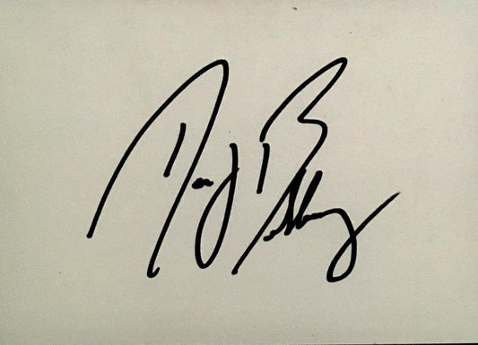 David Bellamy - Autograph Signature on Card