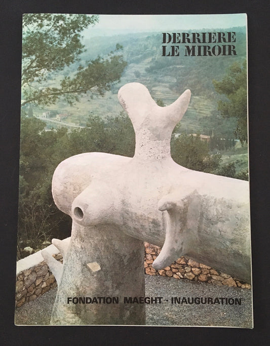 Derrière le Miroir (DLM) No.155 - Fondation Maeght-Inauguration, 1965. With two original lithographs by Miró and Ubac
