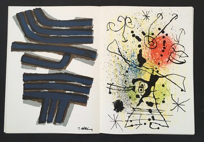 Derrière le Miroir (DLM) No.155 - Fondation Maeght-Inauguration, 1965. With two original lithographs by Miró and Ubac