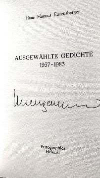 Hans Magnus Enzensberger - Ausgewählte Gedichte 1957-1983