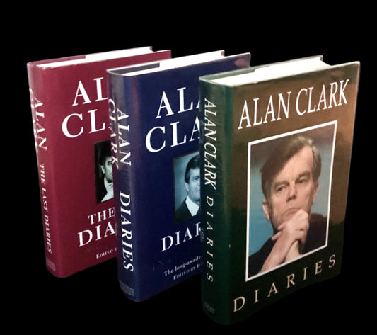 Alan Clark DIARIES. 3-Volume Set