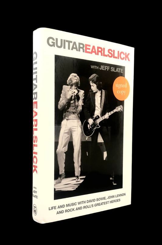 EARL SLICK - GUITAR - Playing with David Bowie... Signed First edition