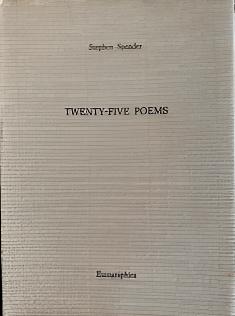 Stephen Spender - Twenty-Five Poems, Signed Limited Edition