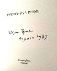 Stephen Spender - Twenty-Five Poems, Signed Limited Edition