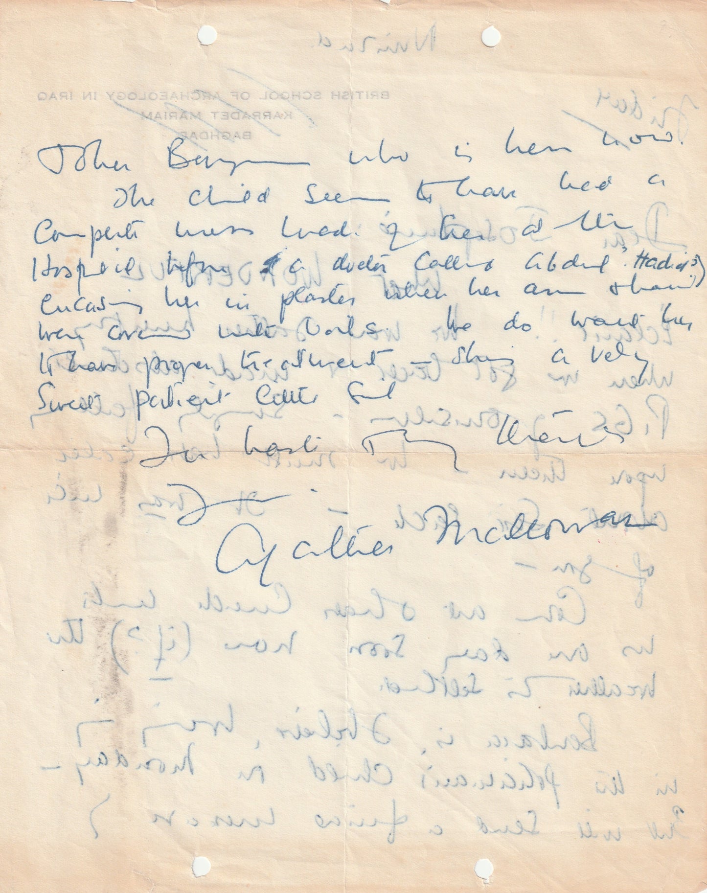 AGATHA CHRISTIE - An Extraordinary Archive of Signed Letters, Correspondence & Photographs