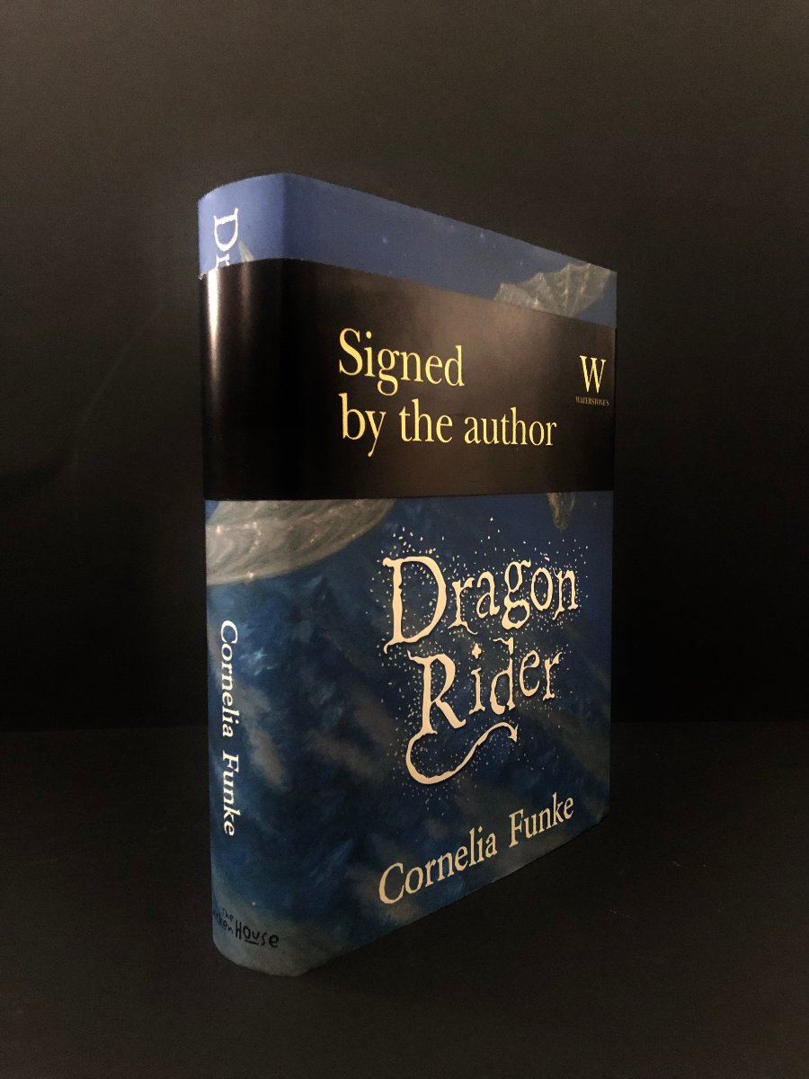 Cornelia Funke - Dragon Rider - Red Endpapers Issue, Signed