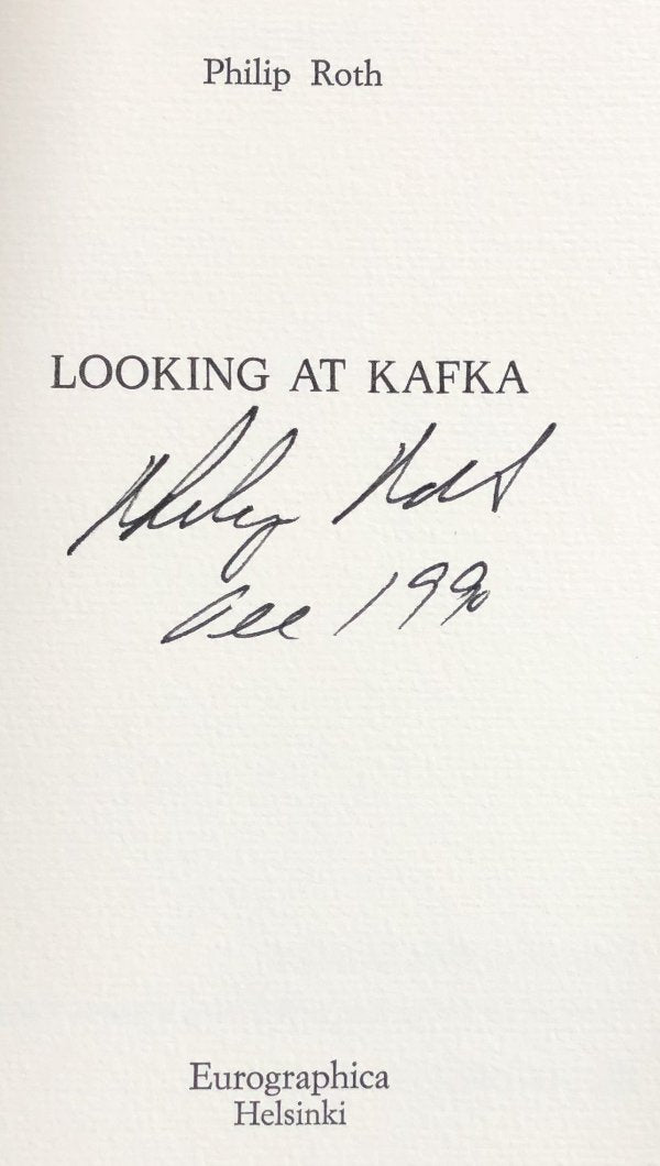 Philip Roth - Looking at Kafka