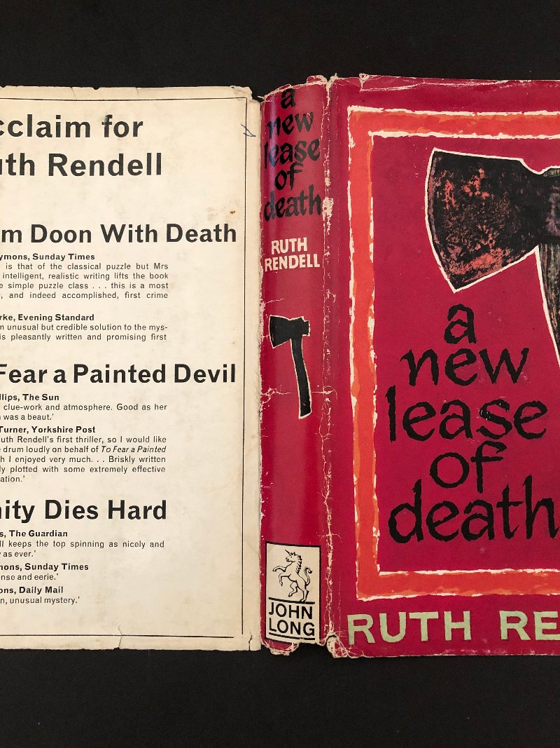 Ruth Rendell - A New Lease of Death - First UK Edition