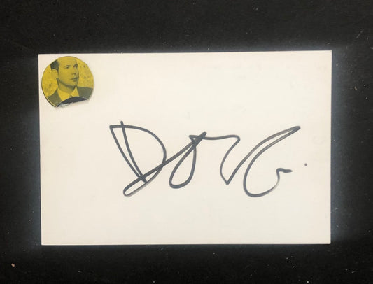 Douglas Coupland, Autograph Signature On Card