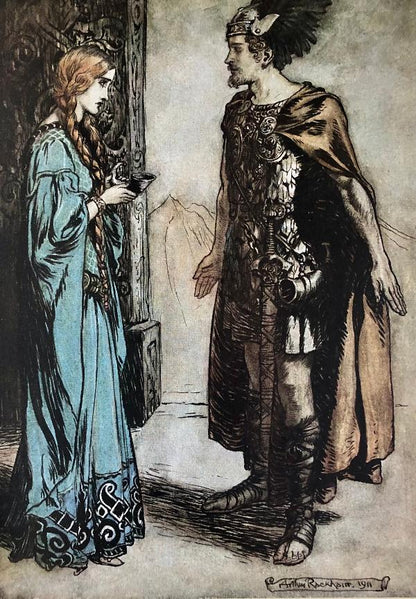 Ring of the Nibelung - Illustrated by Arthur Rackham, 1910, Stockholm