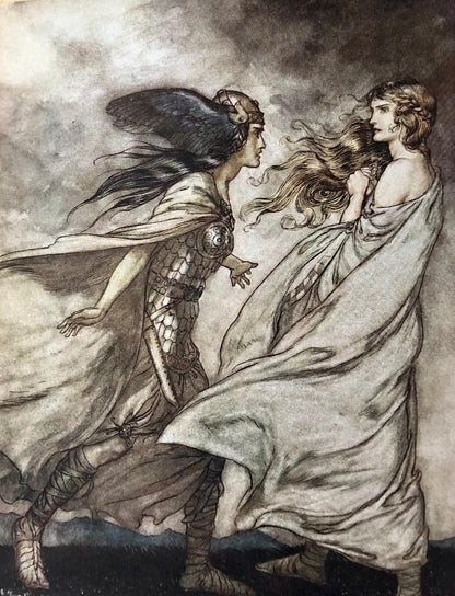 Ring of the Nibelung - Illustrated by Arthur Rackham, 1910, Stockholm