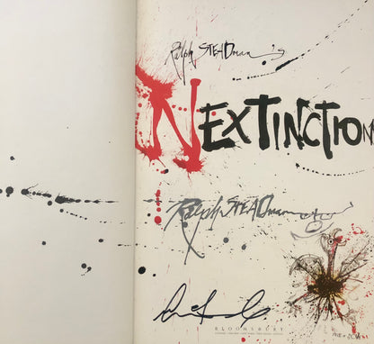 Ralph Steadman's NEXTINCTION - Hardcover First Printing, Double-Signed