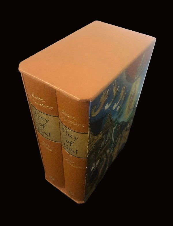 The Folio Society's slipcased edition of Saint Augustine's City of God. 2 Volumes in Slipcase in superb condition.