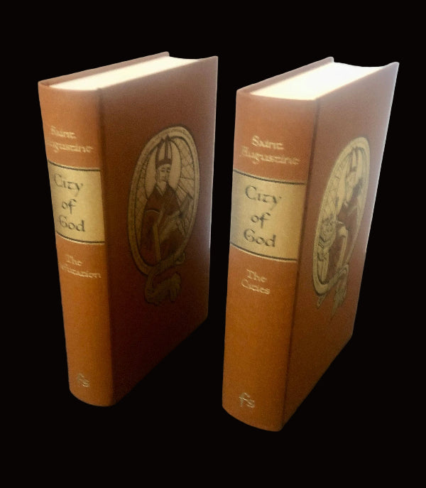 The Folio Society's slipcased edition of Saint Augustine's City of God. 2 Volumes in Slipcase in superb condition.
