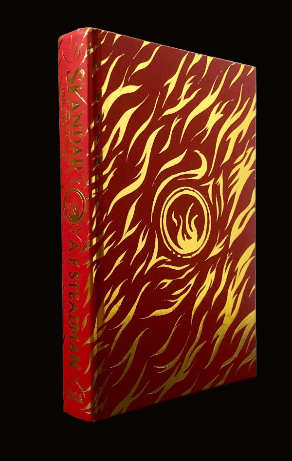 First Edition of A.F. Steadman's SKANDAR AND THE UNICORN THIEF, in the Exclusive Waterstone's binding.