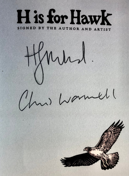 'H is for Hawk', Folio Society Edition of 2025, signed by the author and illustrator.