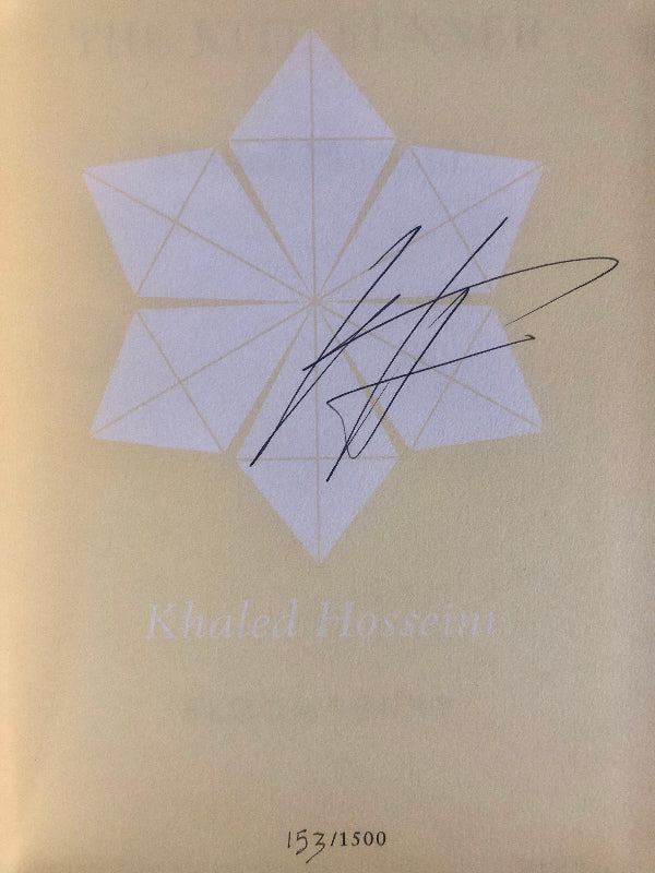 Khaled Hosseini's Autograph signeture