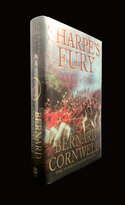 'Sharpe's Fury' by Bernard Cornwell, signed by the author.