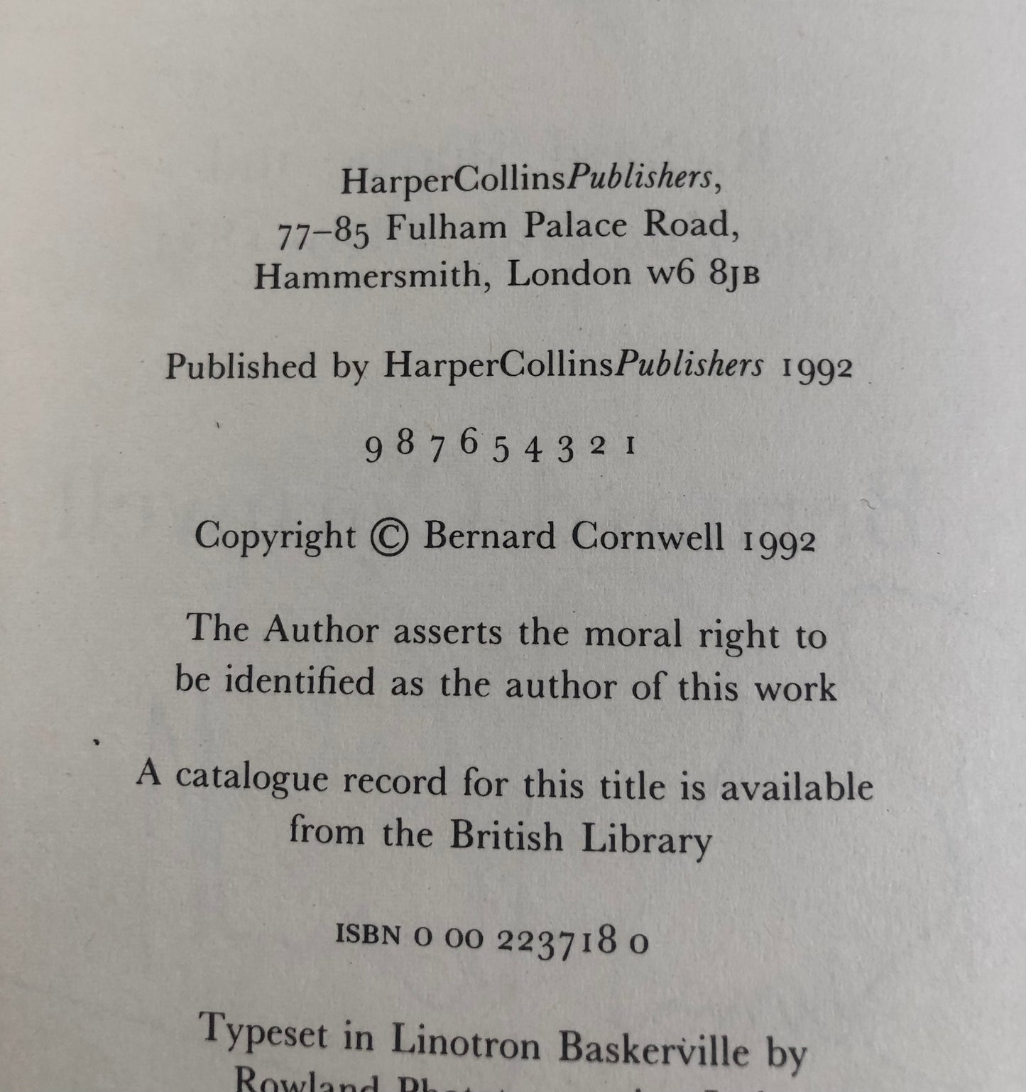 Publisher information and copyright details.