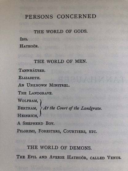 Aleister Crowley - TANNHÄUSER - A Facsimile Limited and Numbered Edition